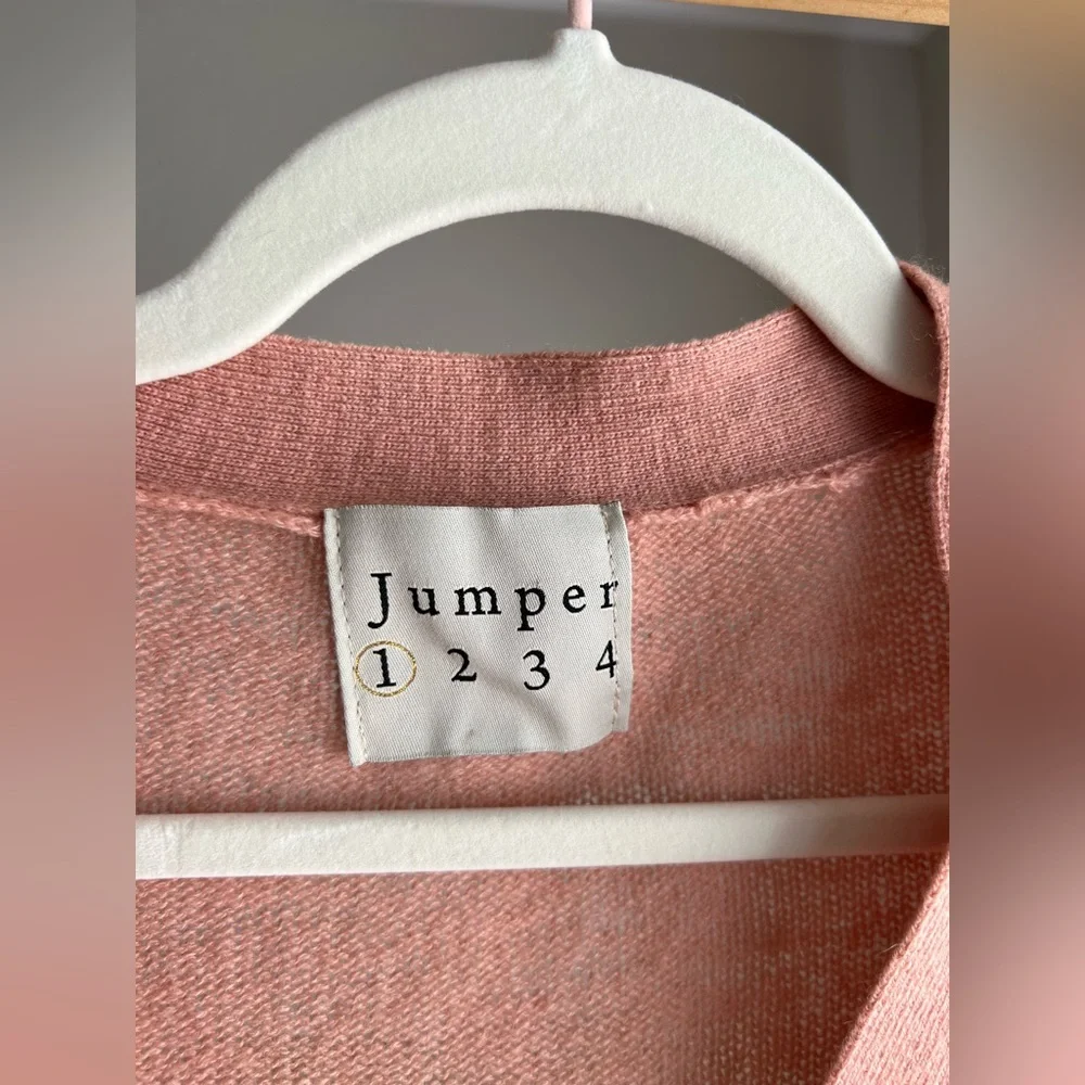 Jumper 1234 Women's Contrast Cashmere Cardigan - Picture 3 of 11